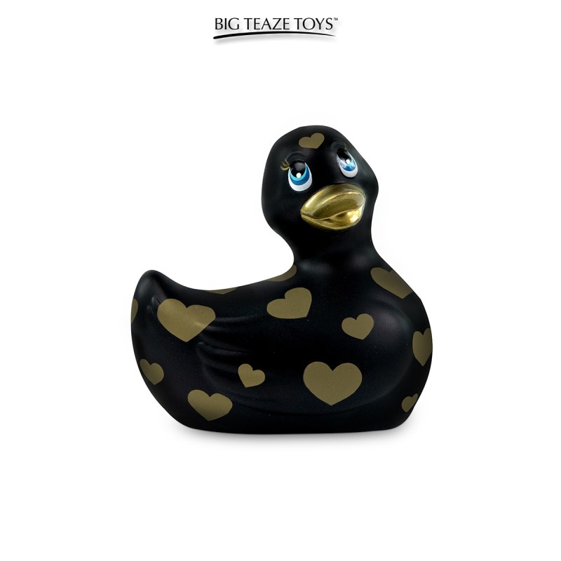 Mini Canard vibrant Romance version 2.0 - noir et or - Big Teaze Toys