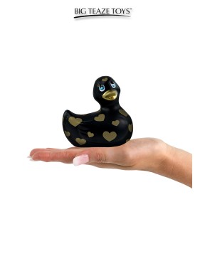 Mini Canard vibrant Romance version 2.0 - noir et or - Big Teaze Toys