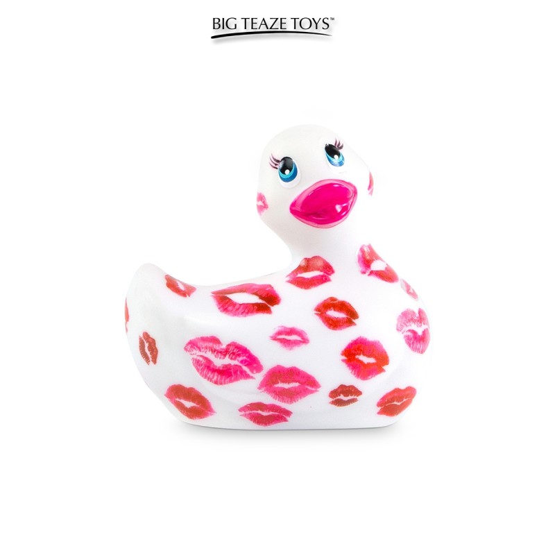 Mini Canard vibrant Romance version 2.0 - blanc et rose - Big Teaze Toys
