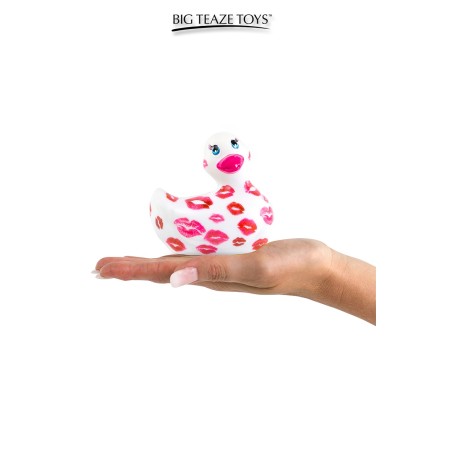 Mini Canard vibrant Romance version 2.0 - blanc et rose - Big Teaze Toys