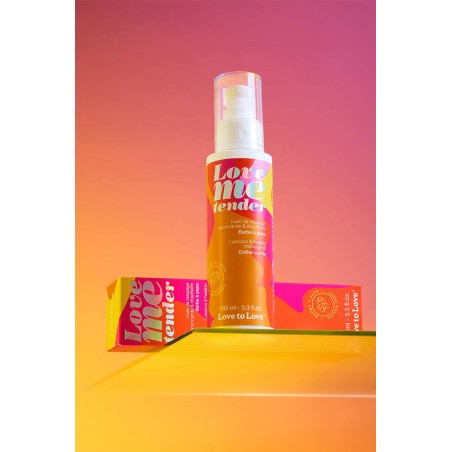 Huile de massage barbe a papa -100ml - Love to Love