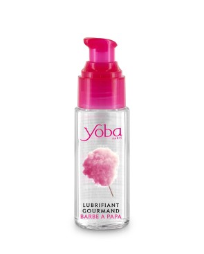 Lubrifiant parfumé barbe à papa à base d'eau 50ml - par Yoba