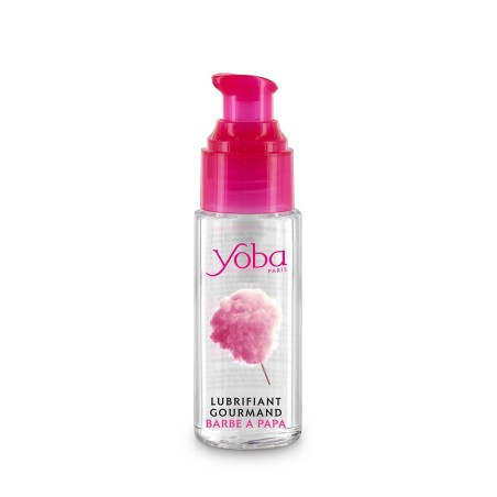 Lubrifiant parfumé barbe à papa à base d'eau 50ml - par Yoba