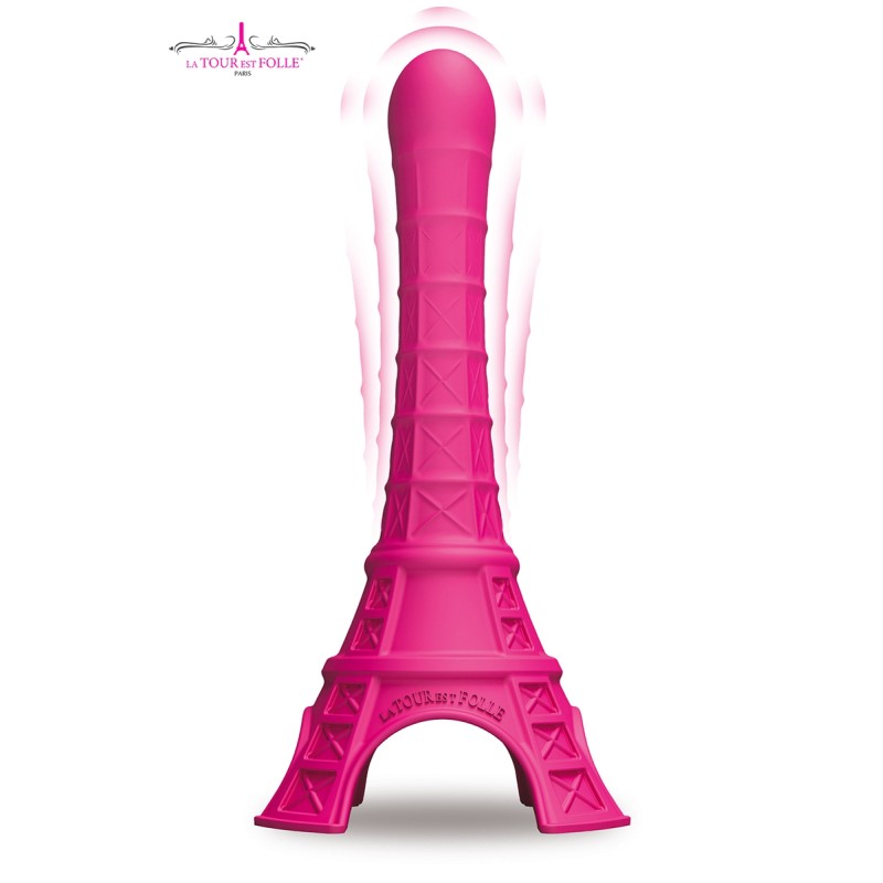 Vibromasseur Tour Eiffel Rose - La Tour Est Folle