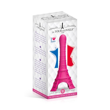 Vibromasseur Tour Eiffel Rose - La Tour Est Folle