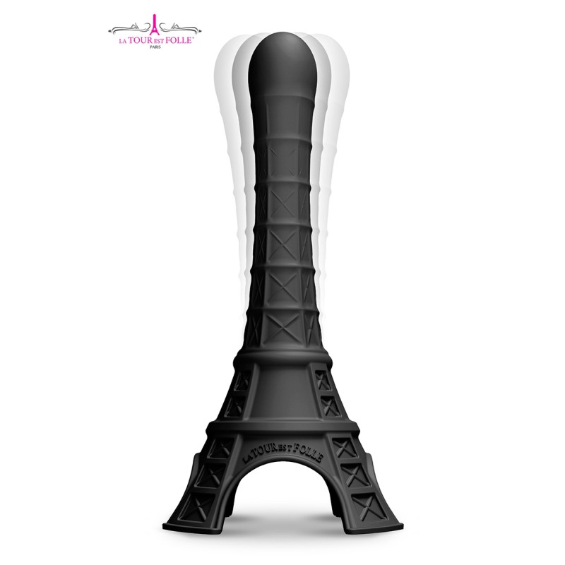 Vibromasseur Tour Eiffel Noir - La Tour Est Folle