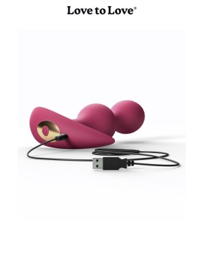 Plug anal vibrant Twinny Bud prune - Love to Love