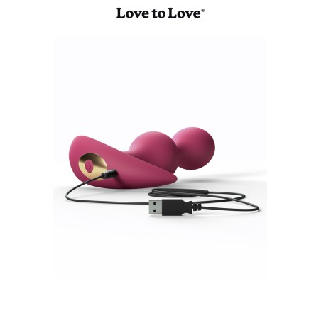 Plug anal vibrant Twinny Bud prune - Love to Love