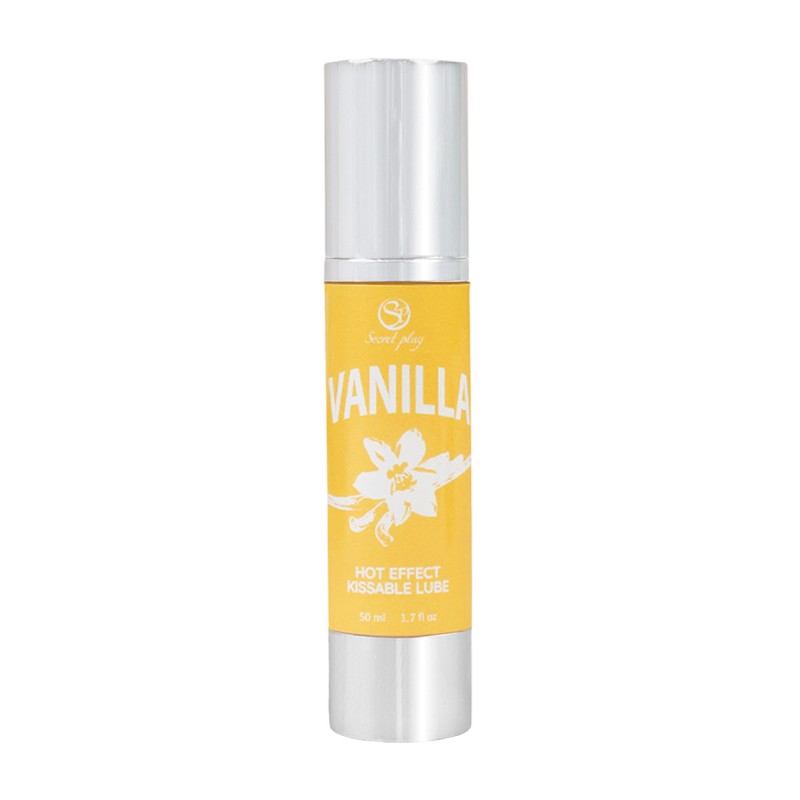 Huile Massage & Lubrifiant Chauffant Vanille - Secret Play