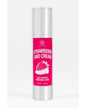 Lubrifiant chauffant goût fraise chantilly - Secret Play