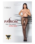 Collants ouverts noir TI011 20 deniers - par Passion