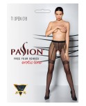 Collants ouverts noir TI016 20 deniers - par Passion