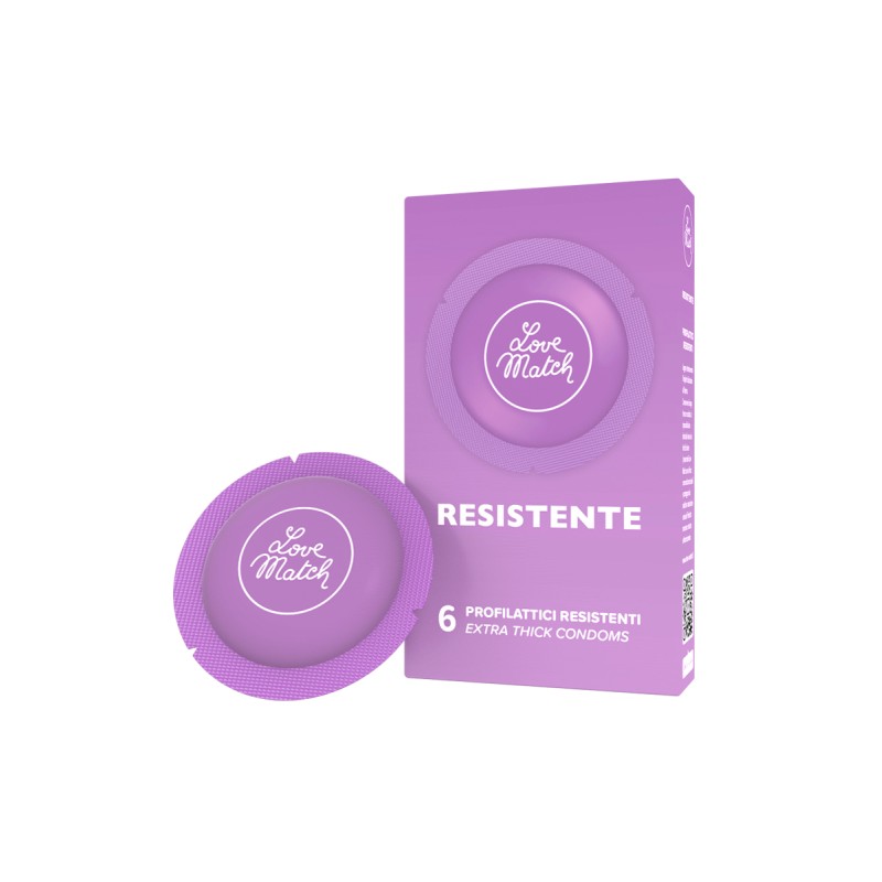 6 Préservatifs ULTRA résistants - PAR Love Match 6 Préservatifs ULTRA résistants - PAR Love Match