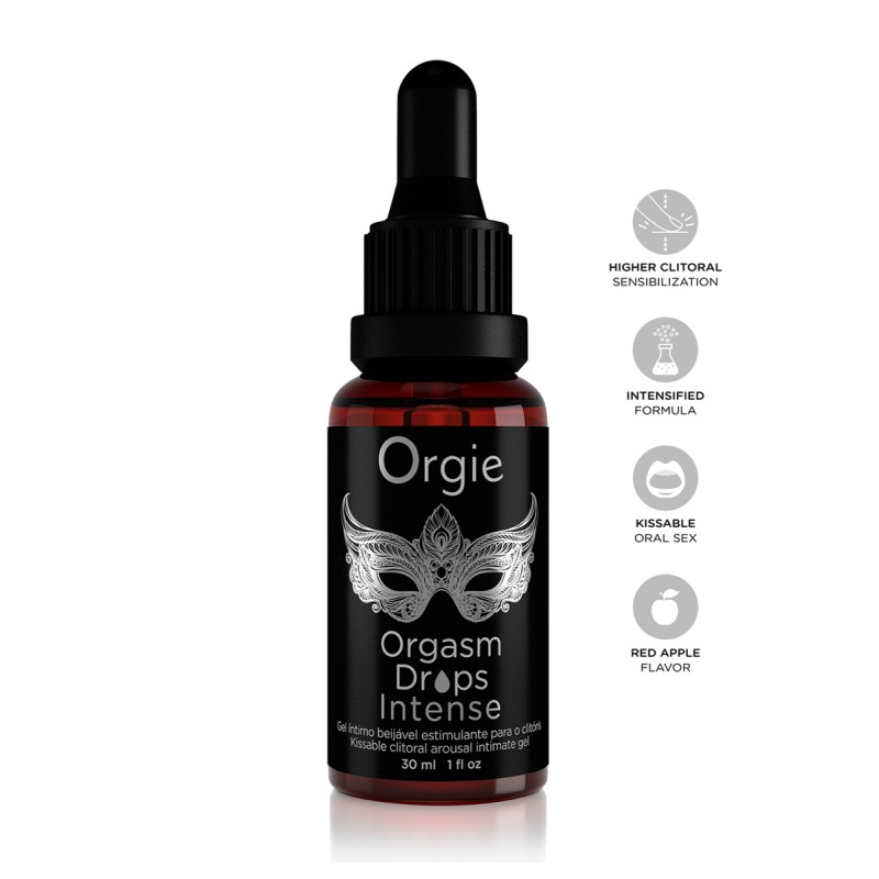 Orgasm Drops Intense  -  Chaleur et Sensibilisation 30ml- Orgie
