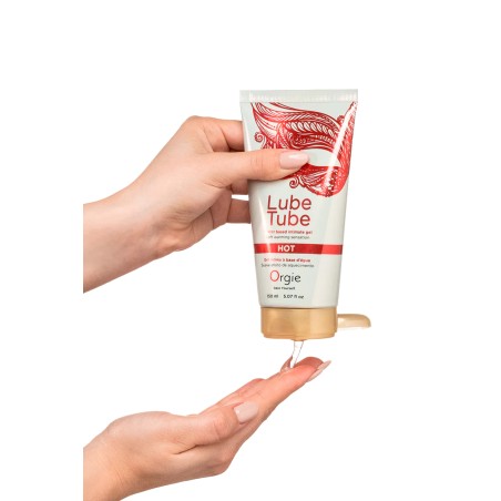 Lubrifiant eau chauffant Lube Tube Hot 150ml - Orgie