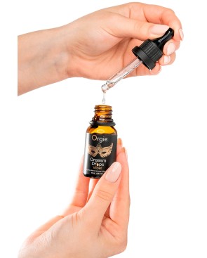 Orgasm Drops Vibe - Vibration Instantanée 15ml - Orgie