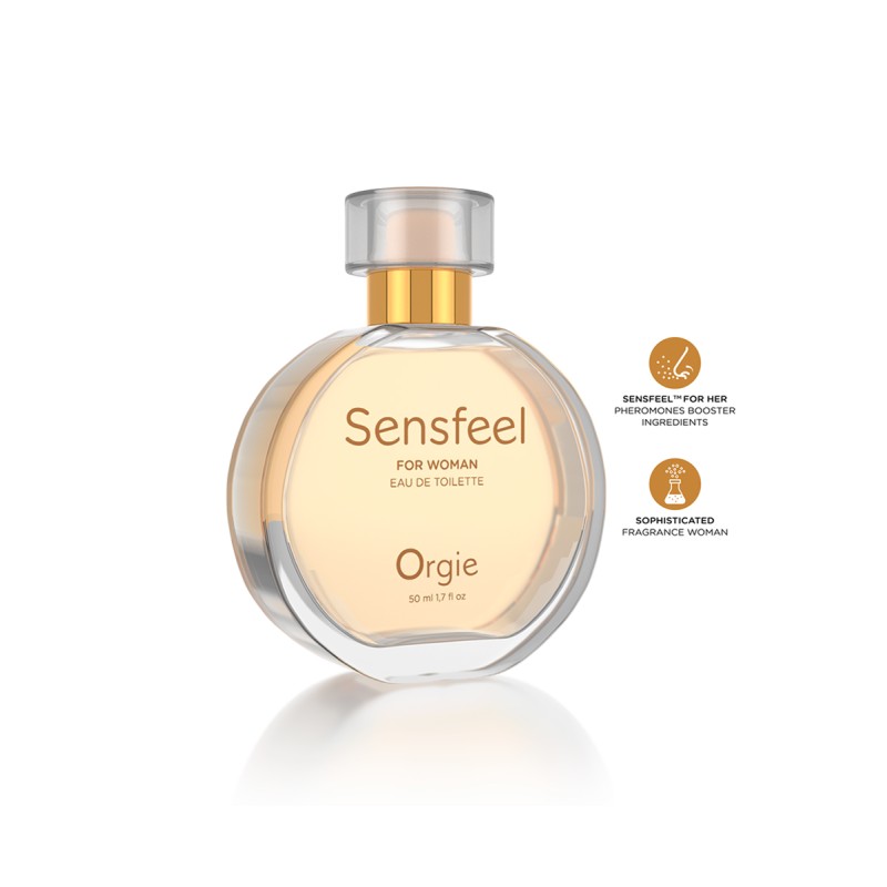 Sensfeel pour femme - eau de toilette booster de phéromone 50 ml- Marque ORGIE
