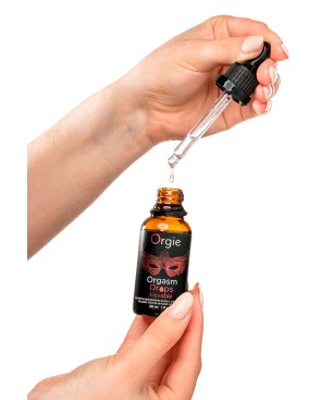 Orgasm Drops Kissable - Sensibilise le clitoris  30ml - Orgie