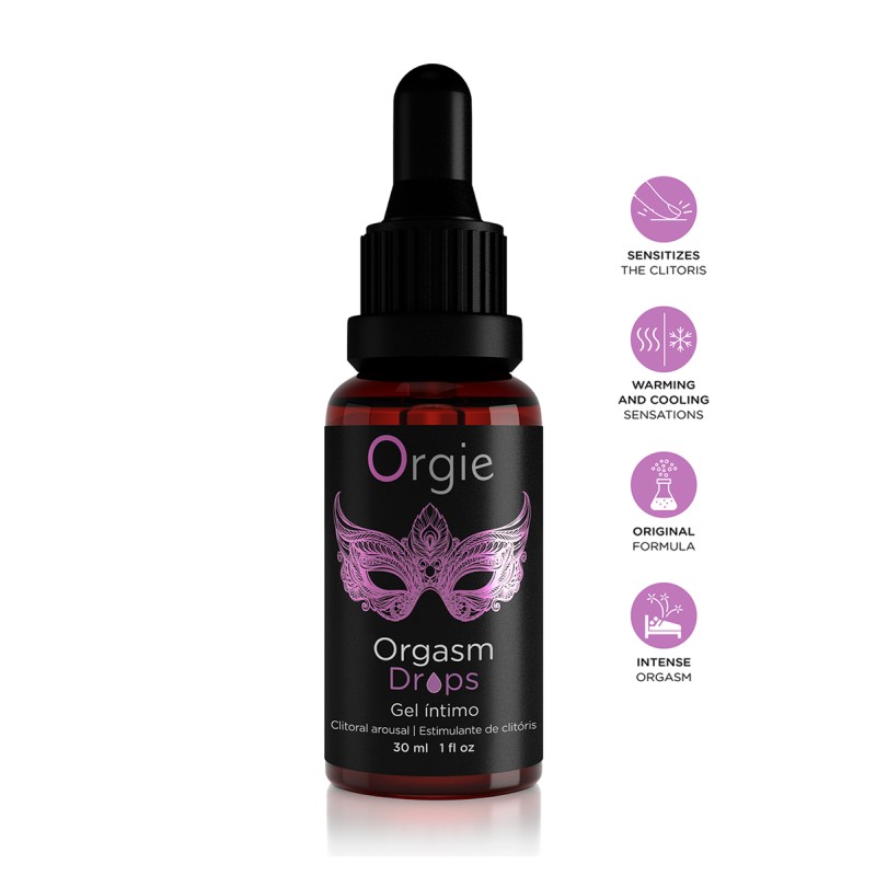 Orgasm Drops Arousal - Stimulant clitoridien Chaud/Froid - Orgie