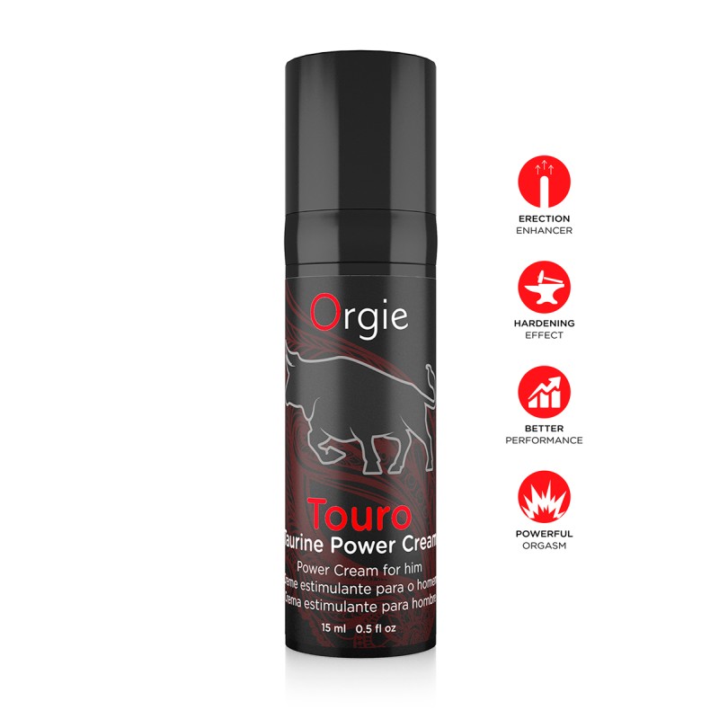 Crème pour améliorer l'érection TOURO POWER 15ml - Orgie Crème pour améliorer l'érection TOURO POWER 15ml - Orgie