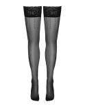 Bas autofixants noir Hold up 2 - par Cottelli Legwear