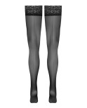 Bas autofixants noir Hold up 3 - par Cottelli Legwear