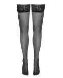 Bas autofixants noir Hold up 3 - par Cottelli Legwear