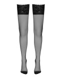 Bas autofixants couture noir 1 - par Cottelli Legwear