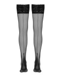 Bas autofixants couture noir 1 - par Cottelli Legwear