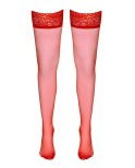 Bas autofixants rouge - par Cottelli Legwear