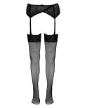 Bas résille noir - par Cottelli Legwear