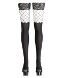 Bas autofixants opaques noir - par Cottelli Legwear