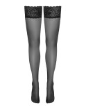 Bas autofixants noir Hold up - par Cottelli Legwear
