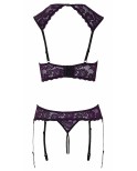 Ensemble lingerie ouverte violet - par Cottelli Lingerie