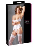 Ensemble lingerie 3 pièces ouvert blanc - par Cottelli Lingerie