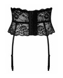 Ceinture porte-jarretelles/serre-taille noir - par Cottelli Lingerie