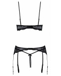 Ensemble lingerie ouverte noir - par Cottelli Lingerie