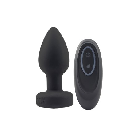 Plug anal noir lumineux télécommandé - Litolu