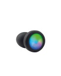 Plug anal noir lumineux télécommandé - Litolu