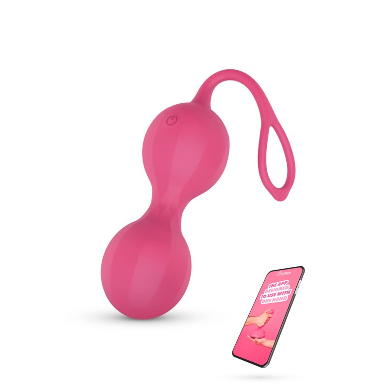 Boules de Kegel vibrantes connectées Stella - geisha - par EasyConnect