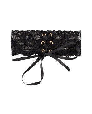 Collier en dentelle avec laçage- par Cottelli Accessoires