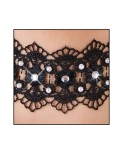 Collier brodé avec strass - par Cottelli Accessoires