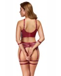 Ensemble BDSM bordeaux - par Cottelli Bondage