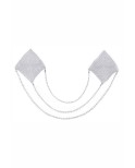 Caches tétons Losange avec chainettes - par Cottelli Accessoires