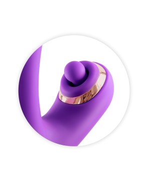 Vibromasseur rabbit 3-en-1 Joyfully violet - par Yoba