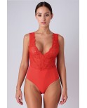 Body rouge Evalie - par Passion Body rouge Evalie - par Passion