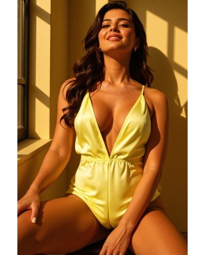 Body jaune Sensie - par Passion