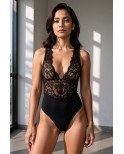 Body noir Evalie - par Passion