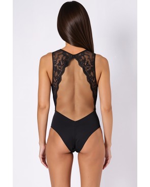 Body noir Evalie - par Passion