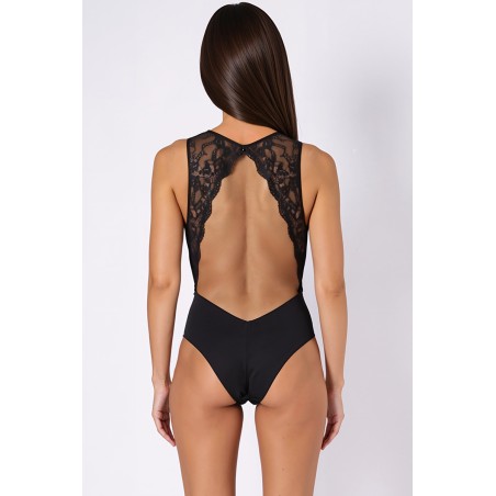 Body noir Evalie - par Passion